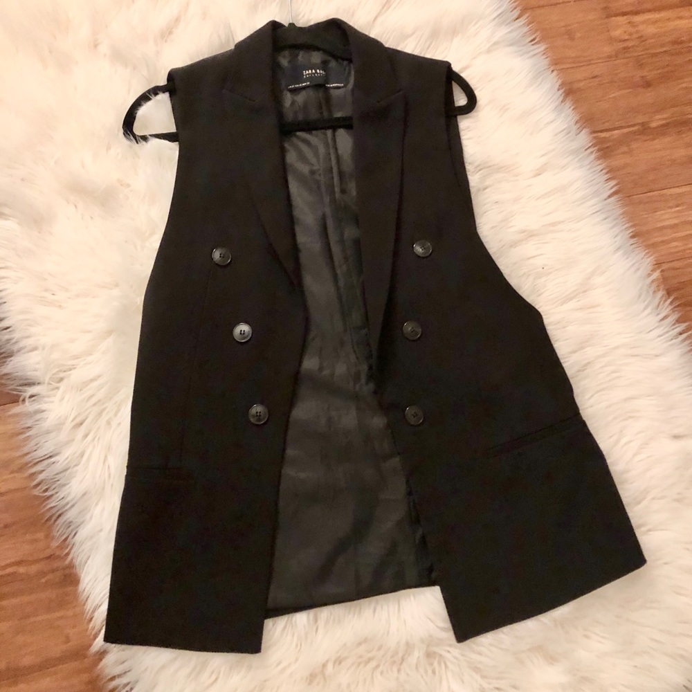 Zara Black vest
